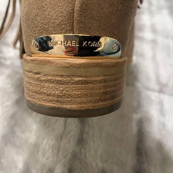 MK Taupe Fringe bootie - Picture 8 of 8